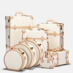 View Our Vintage Luggage Collections - Steamline Luggage Cute Luggage, Cabin Luggage, Tan Body, Vintage Suitcase