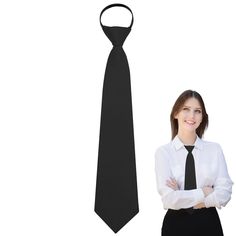 PRICES MAY VARY. 👧 【Womens Tie for Many Occasions】Want to add the finishing touch to your outfit? Our womens ties can be worn with shirts, school uniforms, suits, cosplay costumes. Women tie is not only suitable for graduation, band concerts, formal meetings and parties, but also for daily wear, making you stand out from the crowd. 💝 【Red/Black Tie for Women】With classic color, the womens black tie is made of high quality polyester with smooth texture and skin-friendly touch. The non-shiny fab Accessories For Dress, Womens Ties, School Ties, Girl Uniform, Tie For Women, Tie Women, Women Tie, Shirt Business, Black Neck