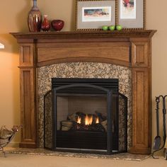 Hathaway Wood Mantel in Cherry with Provincial Stain Fireplace With Arch, Arch Fireplace, Wood Mantel Shelf, Fireplace Mantel Designs, Fireplace Mantel Surrounds, Stone Mantel, Wood Mantel, Mantel Surround, Mantel Ideas