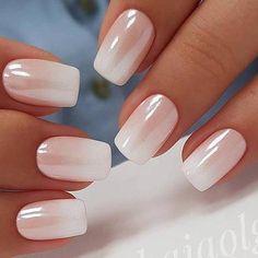 Ambre Nails, White Chrome Nails, Unghie Sfumate, Latest Nail Trends, White Chrome, Bride Nails, Fancy Nails, French Tip Nails