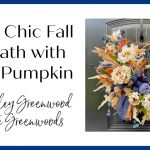 an image of a fall wreath with pumpkins