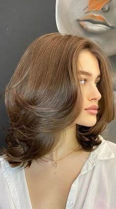 Haircuts For Wavy Hair, Shot Hair Styles, Shoulder Length Hair Cuts, Haircuts For Medium Hair, Haircuts Straight Hair, Hair Stylist Life, Short Hair Haircuts, Curtain Bangs, Medium Length Hair Cuts