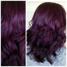 Violet Purple Plum Hair More Dark Plum Purple Hair, Dark Purple Plum Hair, Plum Violet Hair, Dark Violet Hair Color Deep Purple, Burgundy Plum Hair Color, Dark Violet Vampire Hair Color, Plum Burgundy Hair, Dark Purple Almost Black Hair, Burgundy Hair Dye