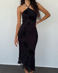 Charlotte York Dress, Formal Midi Dresses, Formal Dress Midi, Desired Wardrobe, Black Orchids, Formal Midi Dress, Charlotte York, Asymmetrical Style, Charlotte Dress