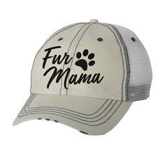 Fur Mama. Fur Mom hat fur momma. Dog Mom Hat. Dog Momma. Funny Shirts For Women, Popular Shirts, Mama Hat, Mom T Shirts, Fur Mom, Pet Mom