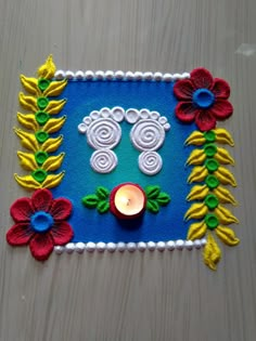 Rangoli Lifestyle Kandil Rangoli Designs, Ekadashi Rangoli Simple, Burada Rangoli Designs, Rangoli Designs Pictures, Rangoli Bel Design, Agiyarsh Rangoli, Welcome Rangoli Designs Latest, Easy Rangoli Designs Photos, Agiyarash Rangoli