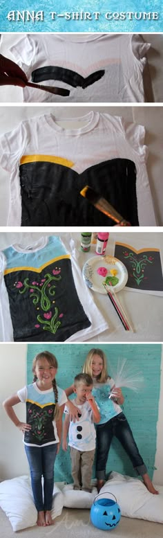 Anna from Frozen: Halloween Costume Tutorial by Brenda Ponnay for Alphamom.com Frozen Costumes, Twins Party, Frozen Halloween, Olaf Costume, Elsa And Olaf, Anna From Frozen, Frozen Bday Party, Costume Carnaval, Alice Dress