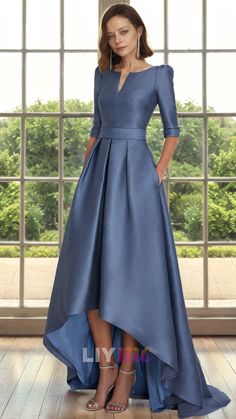 Mother Of The Bride Looks, Homecoming Dresses Bodycon, Cocktail Dress Style, Classic Prom Dress, Mother Of Bride Dress, Homecoming Formal Dresses, Prom Dresses Simple, A Line Cocktail Dress, Satin Homecoming Dress