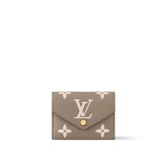 LOUIS VUITTON® - Victorine Wallet - Dove/cream Luxury Beige Wallets With Card Slots, Luxury Cream Wallet For Daily Use, Luxury Beige Wallet For Daily Use, Luxury Beige Bifold Wallet, Luxury Compact Beige Wallet, Designer Beige Wallets, Designer Beige Wallet With Card Slots, Louis Vuitton Wallet Women, Dove Cream