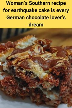 Woman’s Southern recipe for earthquake cake is every German chocolate lover’s dream Upside Down German Chocolate Cake Recipe, Earthquake Cake Recipes, German Chocolate Cake Recipe, Earthquake Cake, Boxed Cake Mixes Recipes, Southern Recipe, Chocolate Poke Cake, German Desserts, German Chocolate Cake