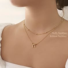 A Delicate Ribbon Pendent Necklace - This listing is for one necklace. Perfect for layering and everyday wear. - Material: High Quality Stainless Steel- Finish: 18k Gold- Measurement: 16" + 2" extender- Nickel Free and Tarnish Free- All our jewelry is packaged in gift-ready boxes. If you would like multiple items from your order packaged separately please let us know!© 2023 Generation of Daughters Aesthetic Chains For Women, Minimalist Chain Necklace, Neck Chains Aesthetic, Aesthetic Silver Bracelet, Minimalistic Gold Jewelry, Minimalist Jewelry Aesthetic, Pendent Aesthetic, Aesthetic Chains Necklace, Jewelry From Movies