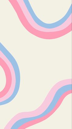 an abstract pink and blue background with wavy lines