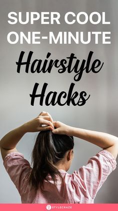 Simple Mom Hairstyles Long Hair, Easy Ways To Fix Long Hair, Quick Easy Ways To Put Your Hair Up, Quick Mid Length Hairstyles, Medium Everyday Hairstyles, Simple 5 Minute Hairstyles, Easy Hairstyles For Office Simple, Hair Styles For Work Medium Length, Medium Hair Everyday Styles