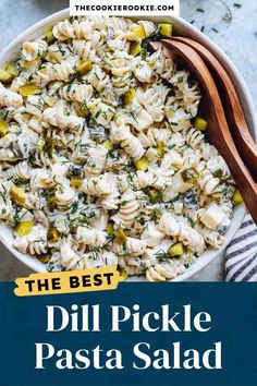 the best dill pickle pasta salad