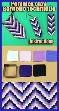 Polymer clay jewelry tutorials. Polymer clay bargello technique. Pendant and earrings made of polymer clay. Instructions for beginners.
Inspired by beautiful geometric patterns, polymer clay masters have figured out how to repeat them in their jewelry. This technique is quite simple, but requires attention, accuracy, and most importantly – time. Boho Jewelry Diy, Polymer Clay Embroidery, Polymer Clay Bracelet, Clay Bracelet