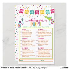 what is your phone game? - free printable party games for kids and adults