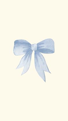 a blue bow on a white background