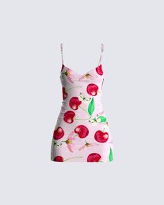 Future Of Fashion, Printed Jersey, Cherry Dress, Live Now, No Waste, Cherry On Top, New Wardrobe, Look Cool, Look Fashion