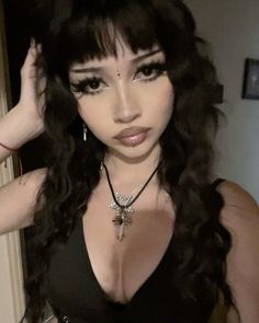 Pretty Emo Makeup, Mexican Goth Makeup, Alt Y2k Makeup, Alt Birthday Makeup, Black Emo Makeup, Dark Y2k Makeup, Both Makeup, Y2k Goth Makeup, Summer Goth Makeup