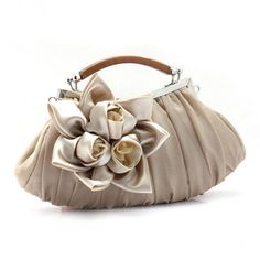 White Flower Decorated Clutch Bags for $52.99 | Baginning Summer Formal Cream Bags, Cream Summer Formal Bags, Beige Summer Formal Bag, Elegant White Evening Bag For Summer, White Elegant Evening Bag For Summer, Beige Party Bags For Spring, White Summer Clutch For Formal Occasions, Elegant Summer Bags, Beige Formal Bags For Spring