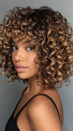 🎭 Elegant Curly Side-Part Pixie Soft holiday curls Inspiration 💅💫