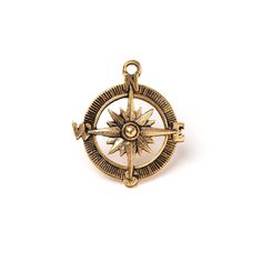 This is a precious Compass Charm in an antique gold finish. This would look stunning as a focal point on any necklace or bracelet. ★ Quantity: 1/5/10 pcs - choose from the drop-down menu when you add items to the cart ★ Size: 27 mm in height, 24 mm wide ★ Loop inner diameter: 2 mm ★ Color: antique gold ★ Material: 24K gold plated lead-free and cadmium-free pewter ★ Made in the USA Also available in Antique Silver: https://www.etsy.com/listing/1080211766 Vintage Star-shaped Nickel-free Jewelry, Vintage Nickel-free Star Jewelry, Vintage Gold Star Jewelry, Vintage Star-shaped Metal Jewelry, Gold Metal Jewelry With Compass Design, Gold Brass Jewelry With Compass Design, Antique Gold Star-shaped Jewelry, North Star Pendant, Travel Charms