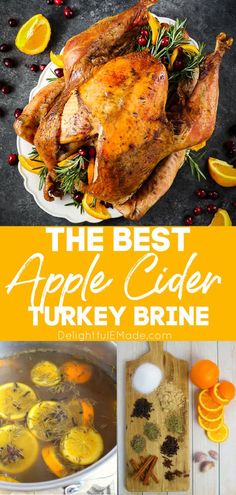 the best apple cider turkey brine recipe