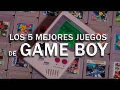 an old nintendo game boy surrounded by video games with the words los 5 mejores jegos de game boy