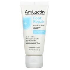 Dermatologist Recommended15% Lactic AcidFoot Cream TherapyGently ExfoliatesHydrates and Smooths with Ultraplex®Helps Soften Calluses and Improve Splits, CracksNon-GreasyKick dry skin for good with daily use. This rich, concentrated cream contains Ultraplex® and is clinically proven to hydrate. 15% lactic acid gently exfoliates and softens tough, dry skin. Experience touchable, soft feet from heel to toe. Alpha Hydroxy Acid, Foot Cream, Childrens Health, Dermatologist Recommended, Lactic Acid, Fish Oil, Propylene Glycol, Amino Acids, Dry Skin