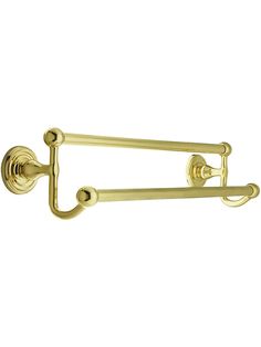 an image of two brass towel bars