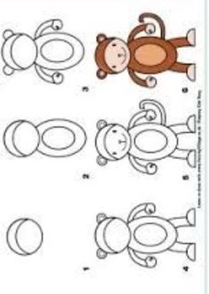 the monkey is flying through the air and has four circles in front of it, including one