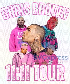 two men with tattoos on their faces and the words,'girls brown teen tour '