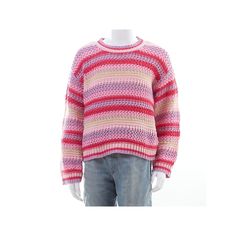 Make sure she's ready to take on the day in comfort and style with this Girls 7-16 Adyson Parker Knit Striped Sweater. Click on this KIDS APPAREL & SHOES GUIDE to find the perfect fit and more! Make sure she's ready to take on the day in comfort and style with this Girls 7-16 Adyson Parker Knit Striped Sweater. Click on this KIDS APPAREL & SHOES GUIDE to find the perfect fit and more! FEATURES Crewneck Flat front Long sleevesFABRIC & CARE Acrylic, polyester, cotton, nylon Machine wash Wash cold inside out Imported Size: Small. Color: Pink. Gender: female. Knit Striped Sweater, Shoes Guide, Striped Sweater, Make Sure, Fabric Care, Gender Female, Sweater Top, The Day, Girl Outfits