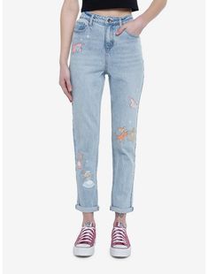 Disney Cinderella Friends Mom Jeans Disney Clothes Kohl's, Disney Bound Cinderella Casual, Pants For Disney World, Disneyland Jeans, Disney Inspired Fashion, Disney Cinderella, Her Universe, Disney Fashion, Plus Size Fits