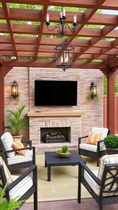 Best TV Pergola Decorating Ideas – Stylish & Functional!