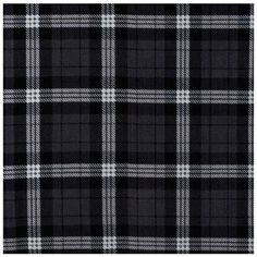 a black and white plaid fabric