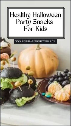 healthy halloween party snacks for kids