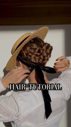 Classic vintage hairstyle ideas | Trendy hairstyle ideas | Easy hairstyle ideas Short Vintage Hairstyles, Vintage Hairstyles For Long Hair, Paris Accessories, Vintage Hairstyle, Edwardian Hairstyles, Hairstyle Ideas Easy, Vintage Hairstyles Tutorial, 1950s Hairstyles