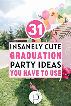 If you're on the hunt for college graduation party ideas, graduation party inspo, graduation party ideas food, graduation party ideas decorations, graduation party themes, and high school graduation party ideas, check out this post on 31 graduation party ideas! Best Graduation Party Ideas, College Grad Decoration Ideas, Off To College Party Ideas, What To Do At A Graduation Party, Senior Grad Party Ideas, Fancy Graduation Party Ideas, Backyard Graduation Party Decorations, Unique Grad Party Ideas, Theme Graduation Party Ideas