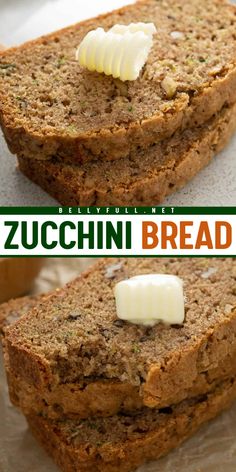 Sweet and moist Zucchini Bread filled with freshly grated zucchini, walnuts, and cinnamon. A great summer dessert cake when you have garden veggies or all year round for a breakfast or brunch. This easy quick bread recipe makes two loaves, so you can freeze one for later! Can You Freeze Zucchini Bread, Best Zucchini Bread Recipe Moist, Healthy Quick Bread, Zucchini Bread Recipes Moist Easy, Moist Zucchini Bread Recipe, Healthy Zucchini Bread, Easy Zucchini Bread Recipes, Moist Zucchini Bread, Easy Quick Bread