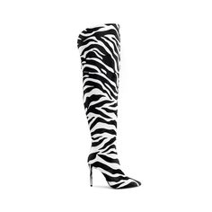 Heel Shoes For Women, Basic Boots, Zebra Dress, Pointed Toe Boots, Boots High, Toe Boots, Calf Hair, Boots Women, Heel Boots