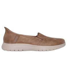 Step into stylish comfort with Skechers Hands Free Slip-ins On-the-GO Flex - Verona. Designed with our exclusive Heel Pillow , this slip-on features a vegan leather upper with a Skechers Air-Cooled Memory Foam comfort insole and a lightweight ULTRA GO cushioned midsole. | Skechers Women's Slip-ins: On-the-GO Flex - Verona Shoes | Medium Width | Skechers Hands Free Slip-ins for an easy fit | Exclusive Heel Pillow holds your foot securely in place | Lightweight, responsive ULTRA GO cushioning | Sk Wide Shoes, Skechers Women, Skechers Shoes, Shopping Hacks, Verona, Hands Free, Memory Foam, Vegan Leather, Leather Upper