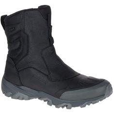 Merrell Coldpack Ice 8" Waterproof Boot - Black Mens Winter Boots, Cold Pack, Merrell Shoes, Leather Chelsea Boots, Cool Boots, Nubuck Leather, Waterproof Boots, Winter Boots, Winter Boot