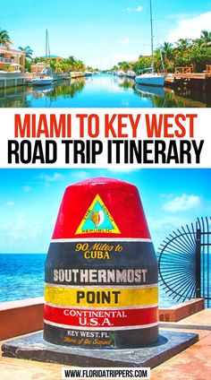 Miami to Key West Road Trip Itinerary Florida Itinerary, Florida Campgrounds, Road Trip Places