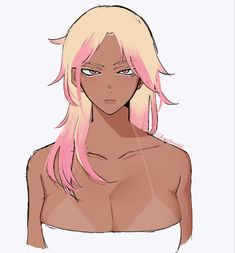 Shidou Ryusei Genderbend, Female Shidou Ryusei, Fem Shidou Ryusei, Blue Lock Shidou Ryusei, Female Shidou, Shidou Pfp, Pink Hair Oc, Black Tomboy Art, Dbz Oc