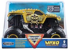 the monster jam truck is in its packaging