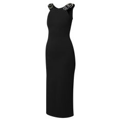 LOUIS VUITTON® - Stud Strap Dress - Black