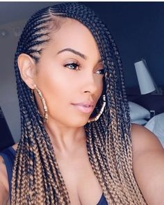 Cornrows With Weave, Twisted Hair, Long Box Braids, African Hair Braiding Styles, Braiding Styles, Braids Styles, Braided Styles, Fulani Braids, Girl Braids