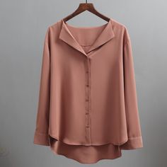 Brand Name: SURWENYUEMaterial: PolyesterMaterial: SpandexOrigin: CN(Origin)Season: Spring/AutumnClothing Length: RegularCollar: V-NeckGender: WOMENDecoration: NONESleeve Length(cm): FullSleeve Style: RegularStyle: Office LadyFabric Type: ChiffonPattern Type: SolidModel Number: Casual Solid Female Shirts Outwear Tops 2021 Spring New Women Chiffonsize: S,M,L,XL,2XLpattern: Pure colorGarment type: loose and comfortablefeature: chic/casualseason: 2021 Spring autumn Chiffon Lace Blouse, Female Shirts, Women Chiffon Blouse, Fly Outfit, Loose Clothing, Women Office, Blouse Material, Chiffon Long Sleeve, Loose Outfit