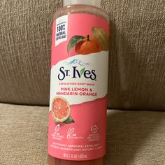 St. Ives Pink Lemon & Mandarin Orange Exfoliating Body Wash 16 Fl Ounces New. 100% Natural Exfoliant Paraben Free Body Exfoliating, Exfoliating Body Wash, Smell Goods, Pink Lemon, Natural Exfoliant, Body Exfoliator, St Ives, Mandarin Orange, Skin Care Women